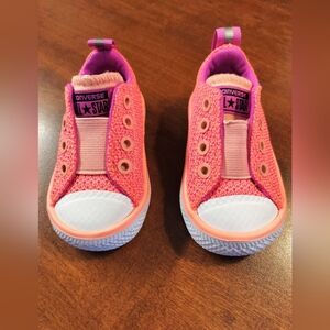 Converse Kids Pink Slip-On Sneakers